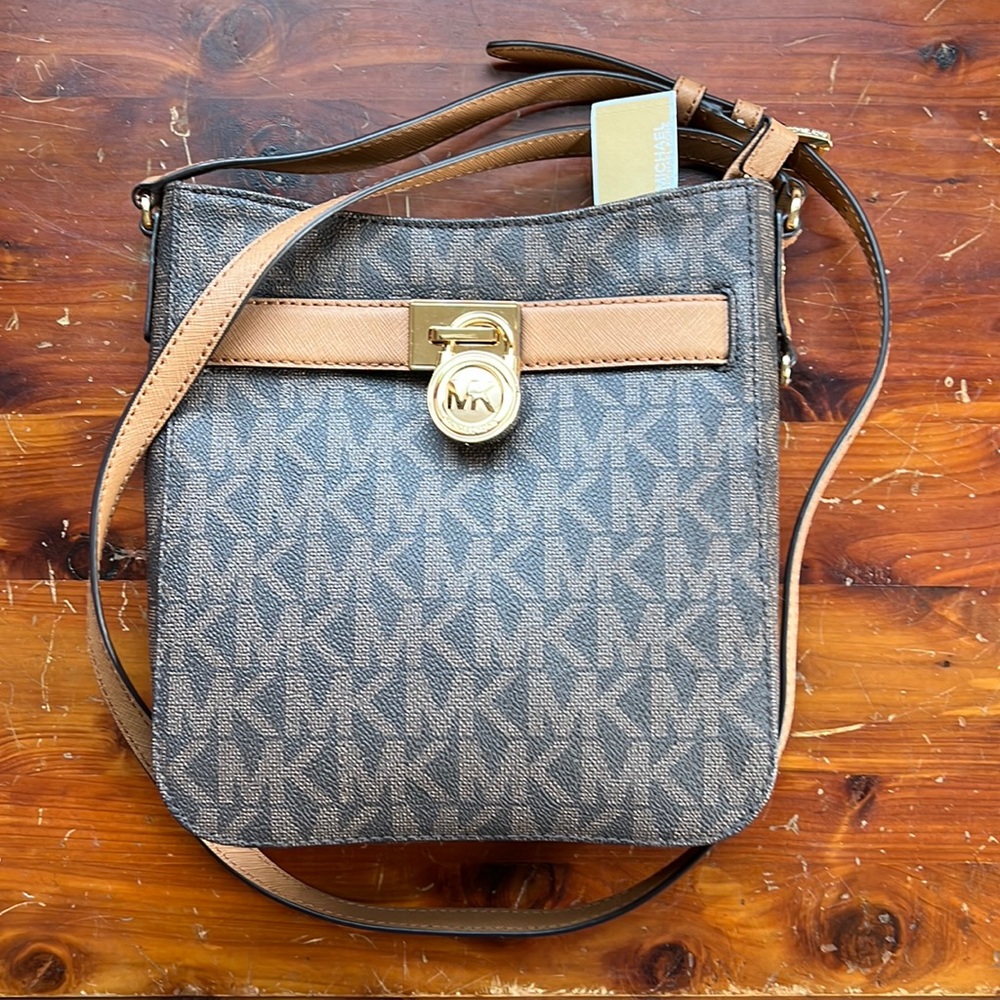 NWT Michael Kors crossbody bag - brown/acorn